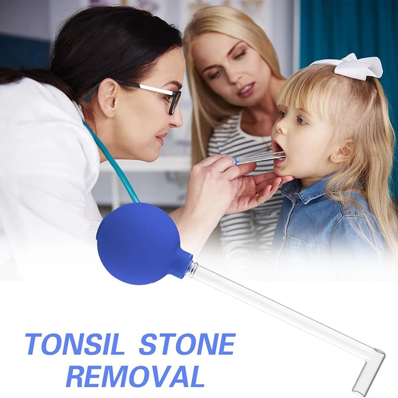 Tonsil Stone Remover Vacuum, Tonsil Stone Remover Kit, Tonsil Stone Removal Tool,Manual Style Mouth Cleaning Durable