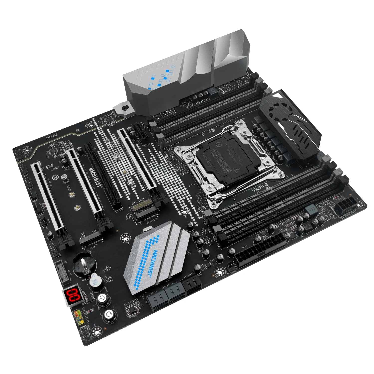 Imagem -04 - Motherboard Combo Lga 20113 Kit Xeon e5 2680 v4 Processador Ddr4 32gb 2666mhz Ram Nvme M.2 Usb 3.0 Quatro Canais Machinist-x99 Mr9s