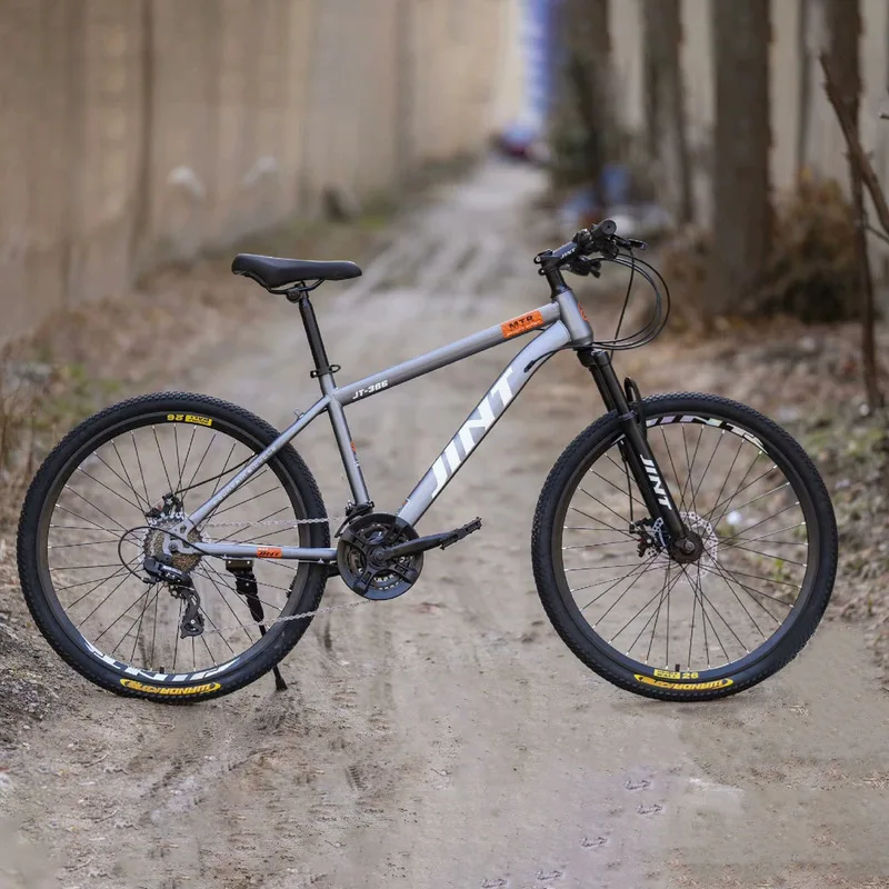 26Mountain bike with gear changes, off-road mountain bike for students, outdoor shock-absorbing bicycle for men and women adults