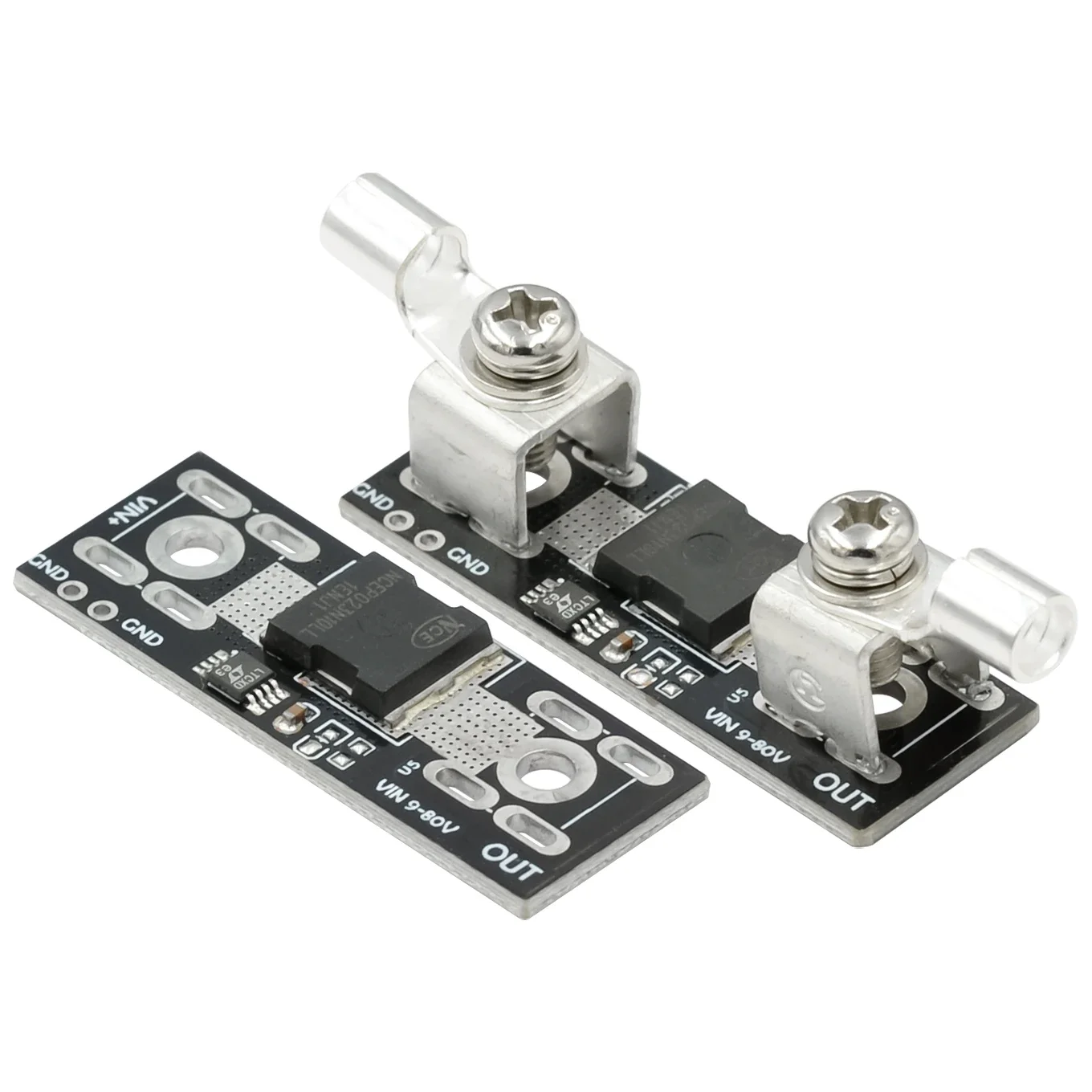 9-80V 50A High Current Ideal Diode Module Solar Anti-reverse Charging Anti-Reverse Current Protection with Binding Post