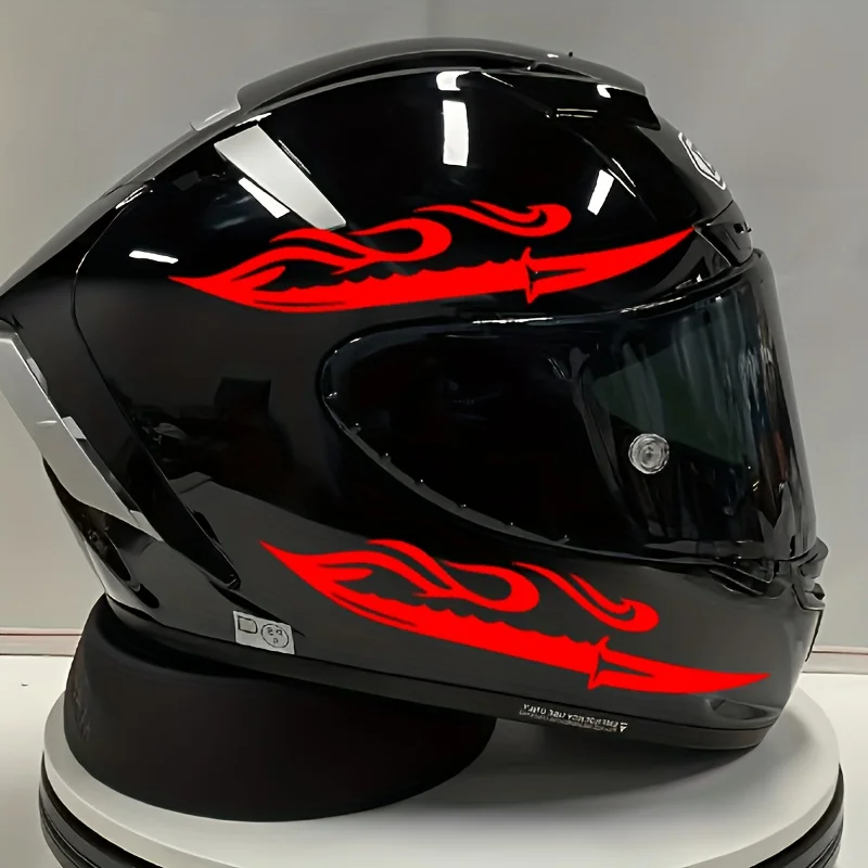 

Helmet Sticker Set Waterproof Vinyl Multi Pack for Motorcycle Rider Christmas Gift