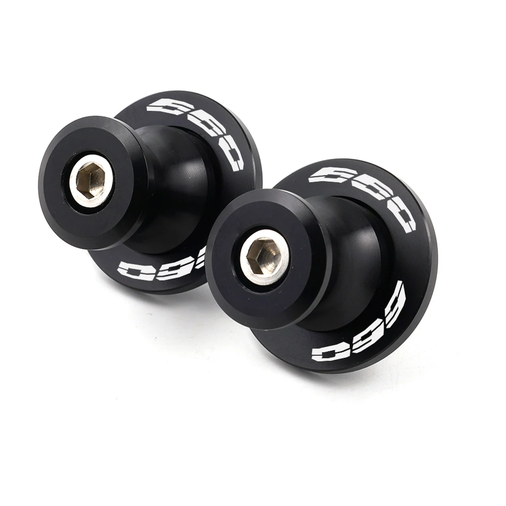 يصلح للانتصار Trident660 ترايدنت 660 2024 2023 2022 2021 دراجة نارية CNC M8 Swingarm بكرة المنزلق حامل مسامير