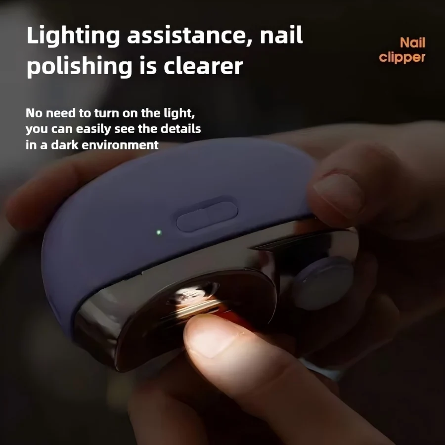 マニキュアマシン 電動爪切り 子供と大人用の挟み込み防止爪切り 爪切り 多機能ネイルポリッシュ