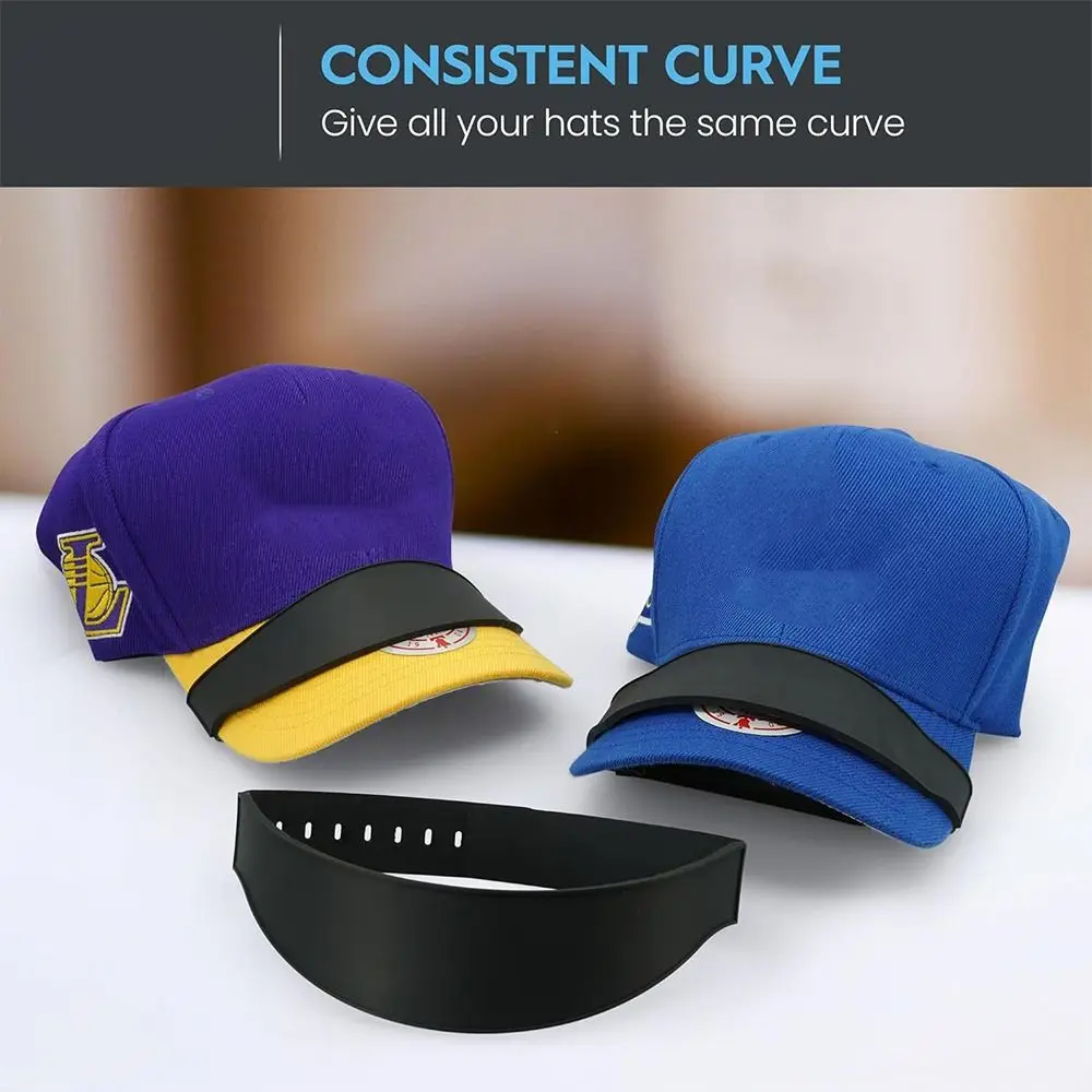 Plástico conveniente Shaper Hat Brim Bender, 9 Brim Curve, reutilizável Baseball Band