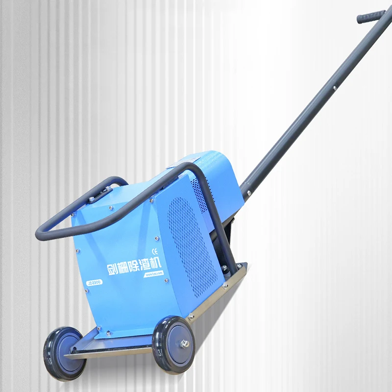 آلة إزالة الخبث بشبكة السيف بالليزر، آلة تنظيف الخبث على سطح شبكة السيف، آلة إزالة الخبث بالليزر ذات الدفع اليدوي