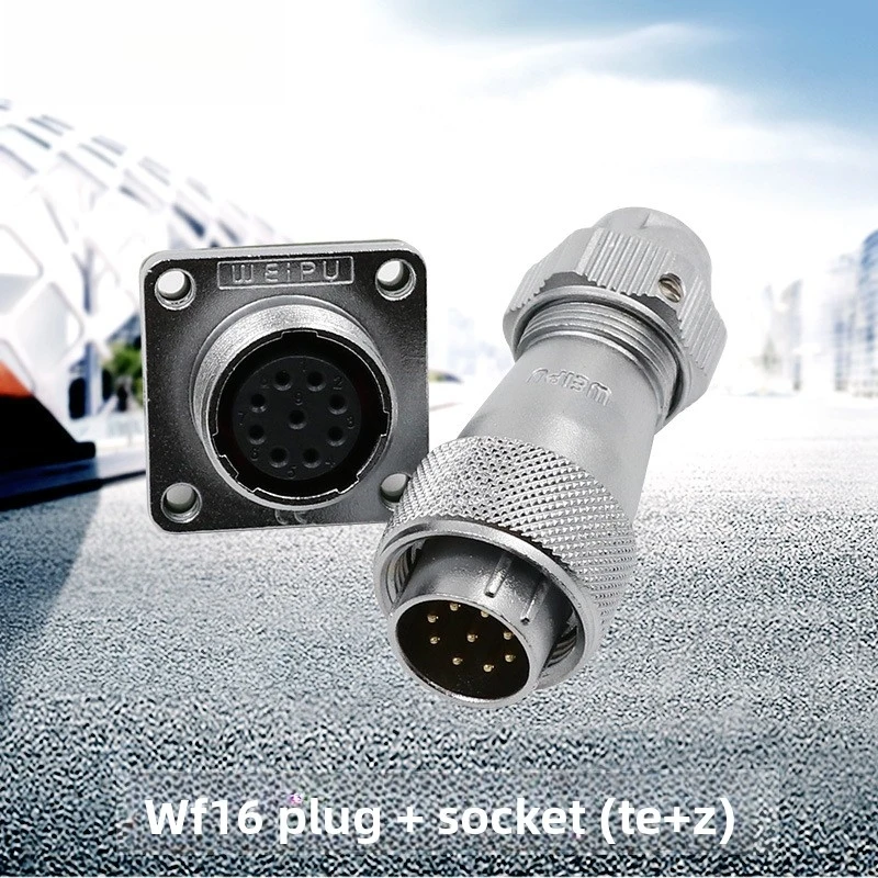 WeipuWEIPUWaterproof aviation plug and socketWF16-2Core3Core4Core5Core7Core9Straight Core Clamping JawTE/Z