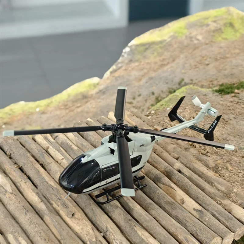 Rc Helicopter Wltoys K160 2.4G 4 Channel 6-Axis Gyro Brushless Motor LED Remote Control Airplane EC-145 Simulation Aircraft Toy