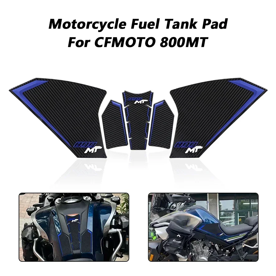 Motorcycle Tankpad Fuel Tank Pad Stickers For CFMOTO 800MT 2021 3D Sticker Tank Cover Decoration Accessories