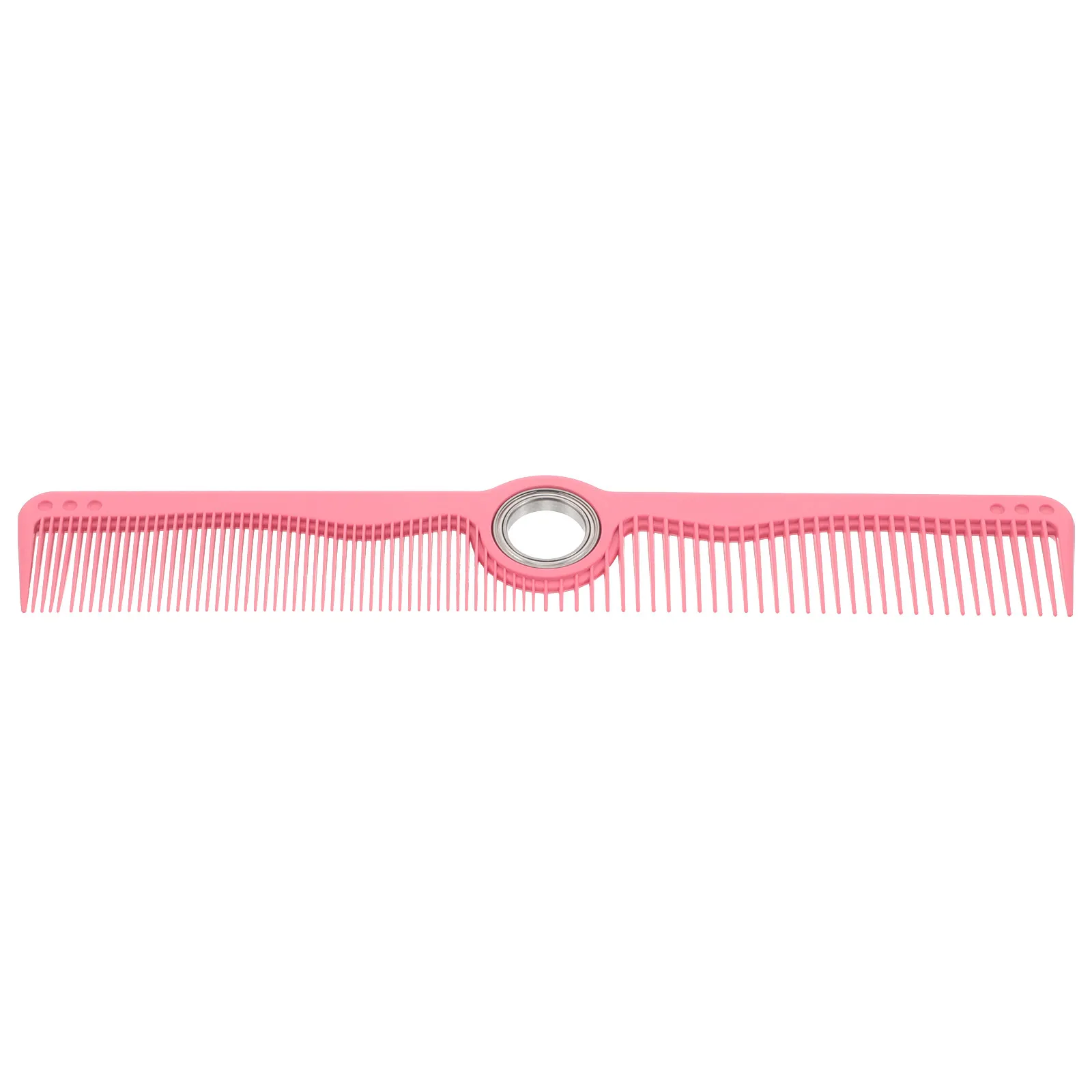 Professional Rotating Hair Cutting Anti-Static Barber Comb Salon Hairdresser Tool Pink Suitable All Hair Types Precision Styling