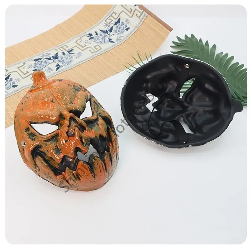 M68A Scary Skeleton Maske Mardi Gras Mask Skull Vollgesichtsmaske Kürbismaske Halloween Cosplay Kostüme für Frauen Männer