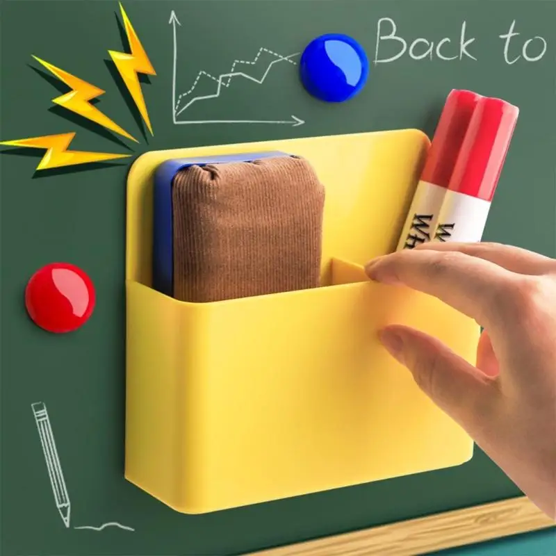 2 Pcs Pen Holders for Refrigerator Dry Erases Marker Holders Storage Box Whiteboard Accessories K1KF
