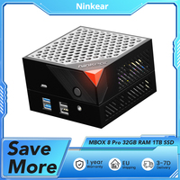 Ninkear MBOX 8 Pro Magnetic Modular Mini PC AMD Ryzen 7 8845HS 8 Cores Max 5.1GHz 32GB DDR5 RAM 1TB SSD 4K Triple Display BT 5.2