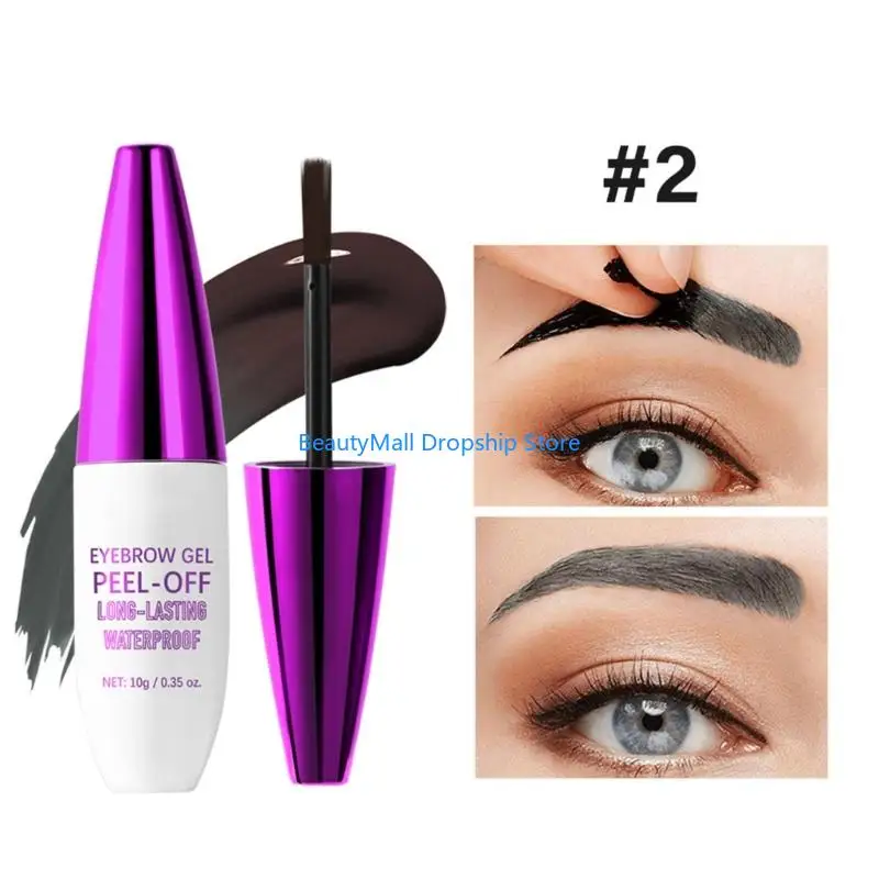 40JD décolle le Gel à sourcils tatoué, le Gel à sourcils teinté décolle le tatouage, Gel teinture pour sourcils résistant