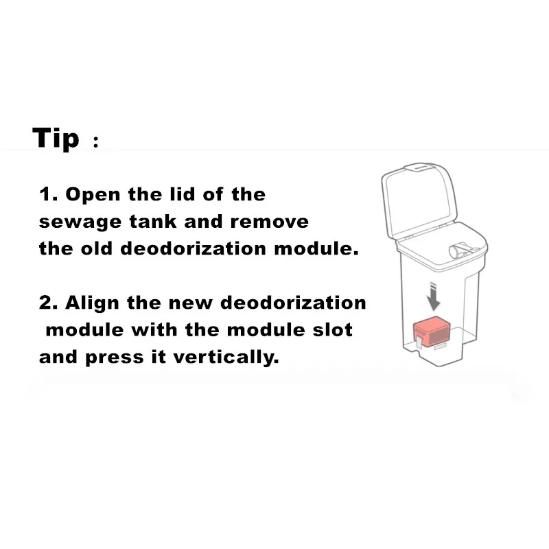 Original for Roborock G20S Ultra / G30 Dirty Water Tank Deodorization Module Accessory  P20 pro Deodorant Part