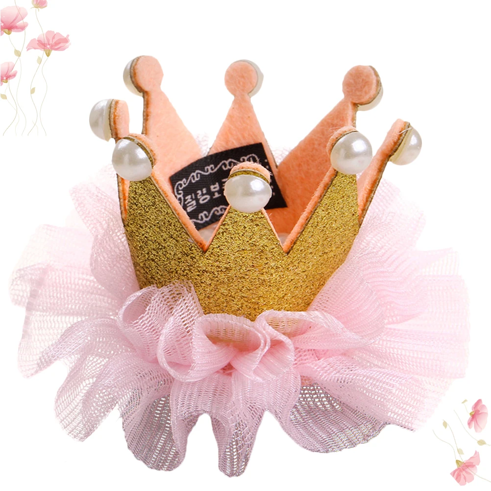 

Dog Crown Hair Accessories for Dogs and Cats Pet Hats Pets Wear Photo Props Headdress Birthday Party