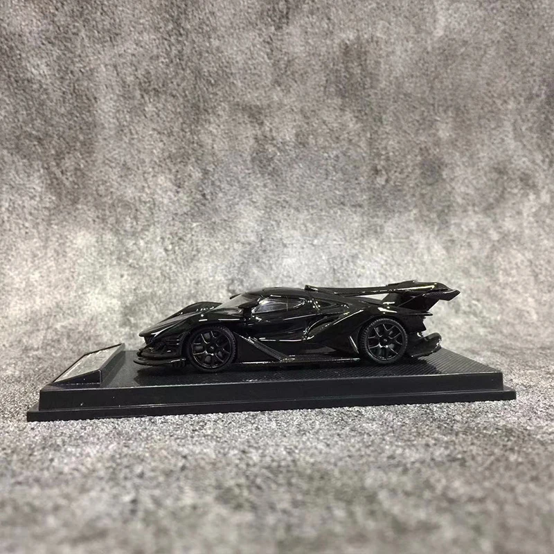 Smallcar 1:64 Model Car Intensa Emozione V12 Alloy Die-Cast Sport Vehicle  -Black