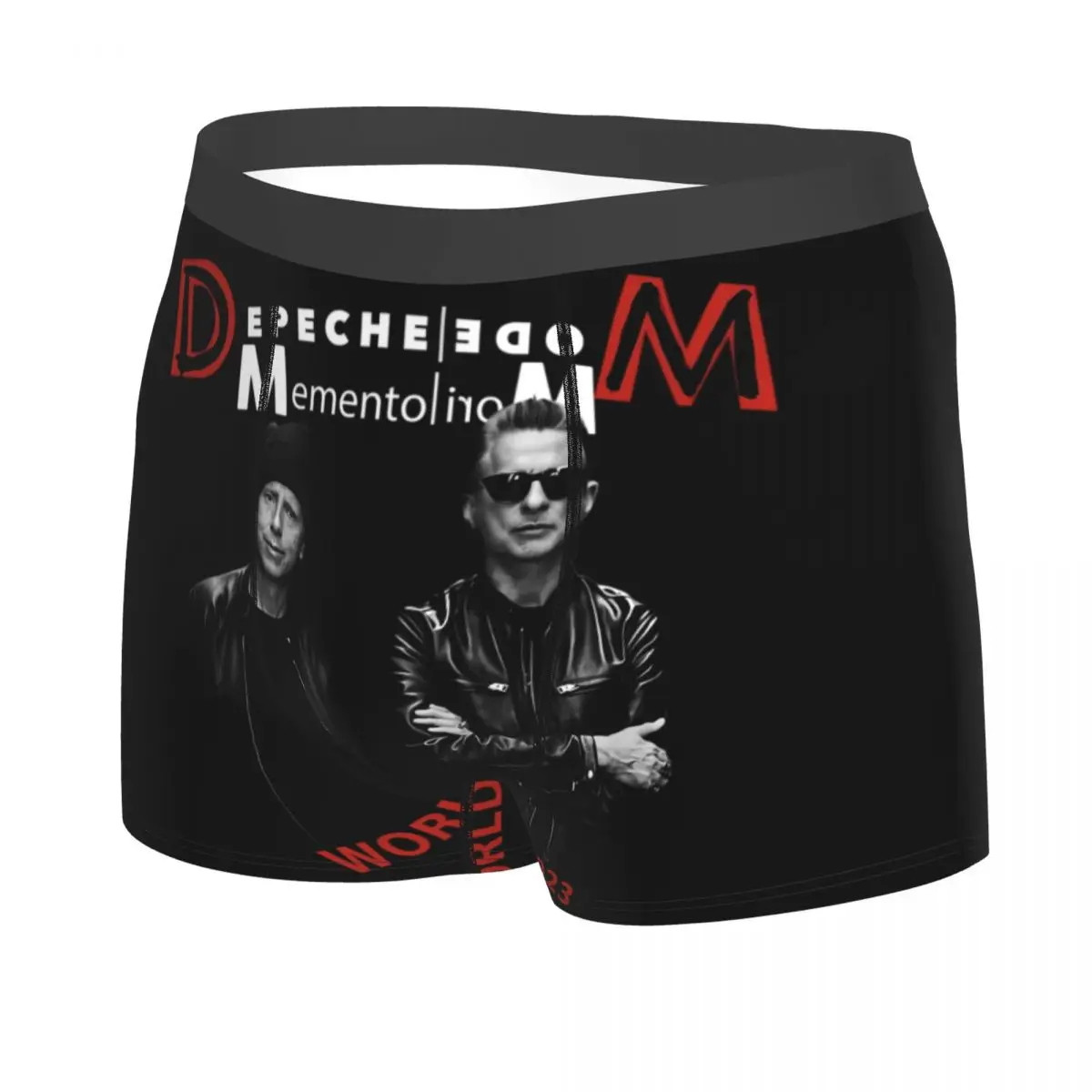 Custom Electronic Rock Band Depeche Cool Mode Underwear Men Sexy Printed Customized Boxer Shorts Panties