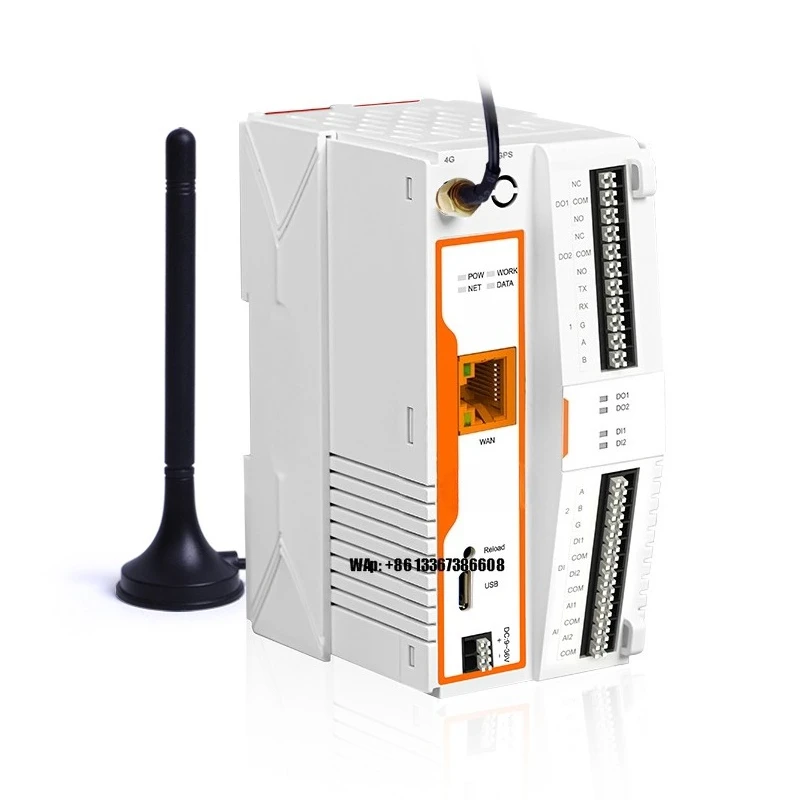 Industrial IoT Gateway  Cellular Ethernet Port Edge Computing SD Card Offline Caching Low Cost USR-M100-EAU/M100s-GL