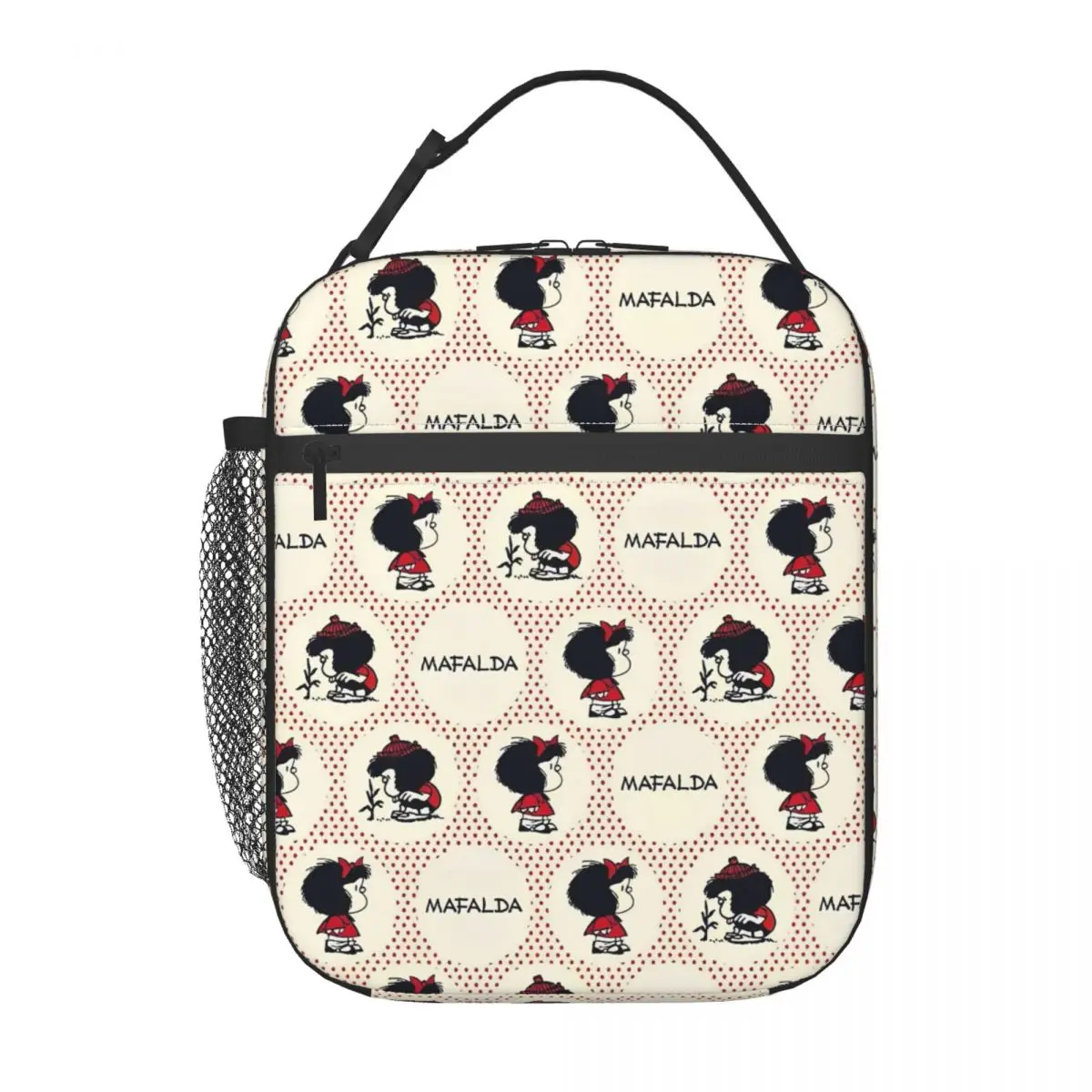 

Mafalda Anime Cute Cartoon Insulated Lunch Bags Manga Comic Food Container Portable Thermal Cooler Lunch Boxes For Travel