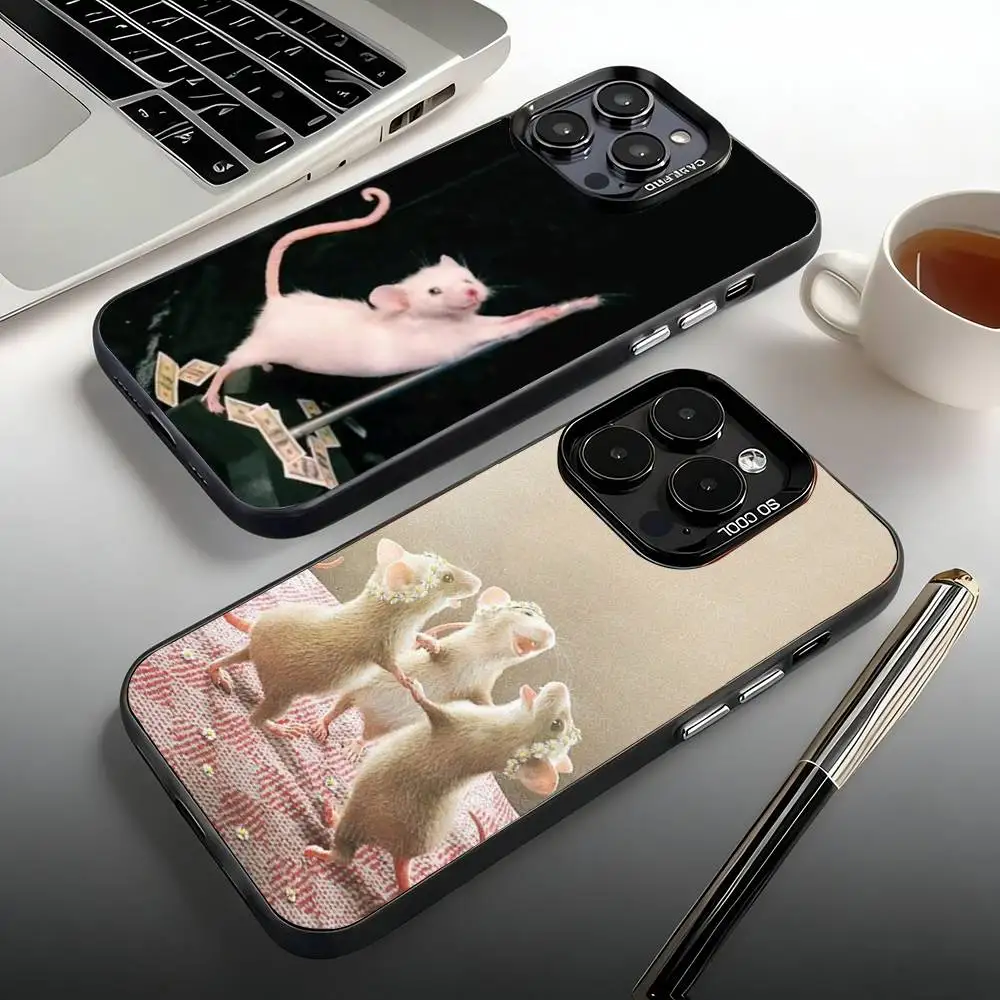 

The Best Rat People Phone Case For iPhone 17,16,15,14,13,12,11,Pro,Max,Plus,Mini,SE,Air Candy Matte Shockproof Cover