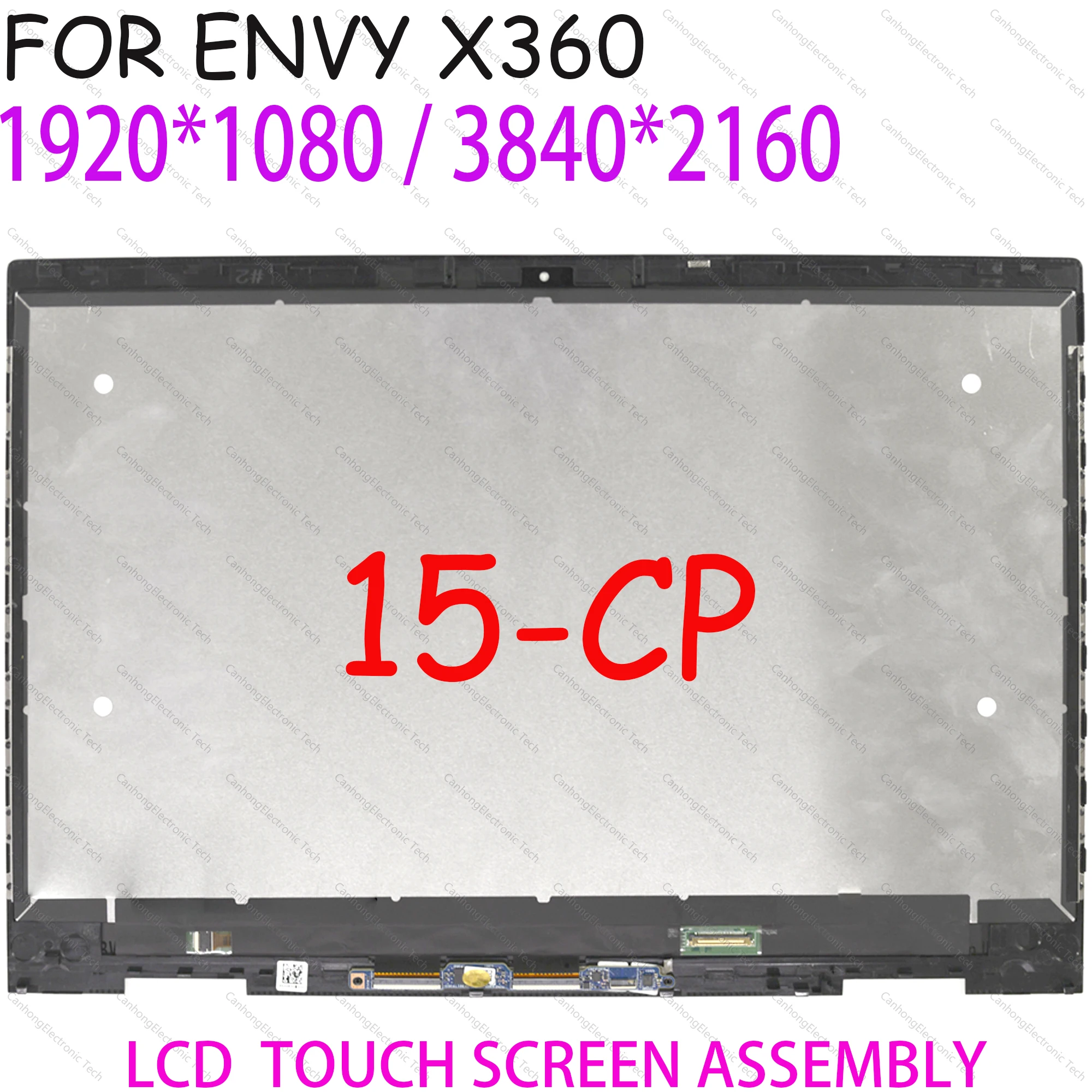 L23792-001 L25821-001 For HP Envy X360 15-cp 15-cp0000au 15-cp0001au 15-cp0002au LCD LED Display Touch Screen Digitizer Assembly