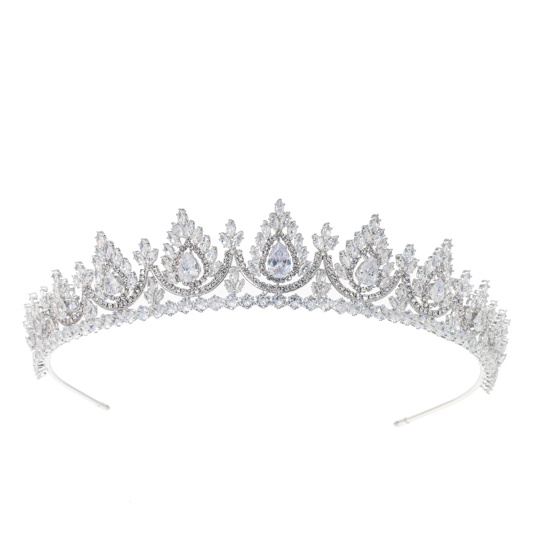 

Cubic Zirconia Bridal Tiaras And Crowns For Wedding Queen Princess Crowns For Women Girl Party Prom Pageant Diadema Headdress