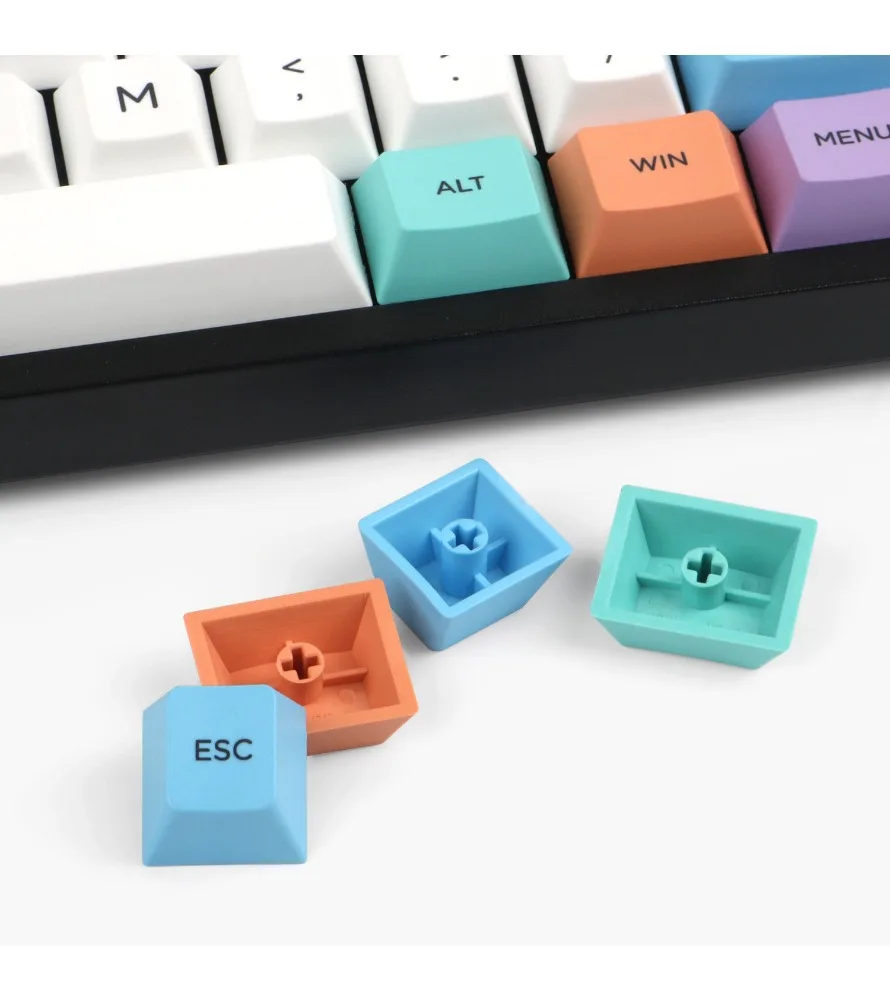 Keycaps Sublimation 104/64/68/980 Restrained Large Full Set of Mechanical Keyboard Keycaps Original Height