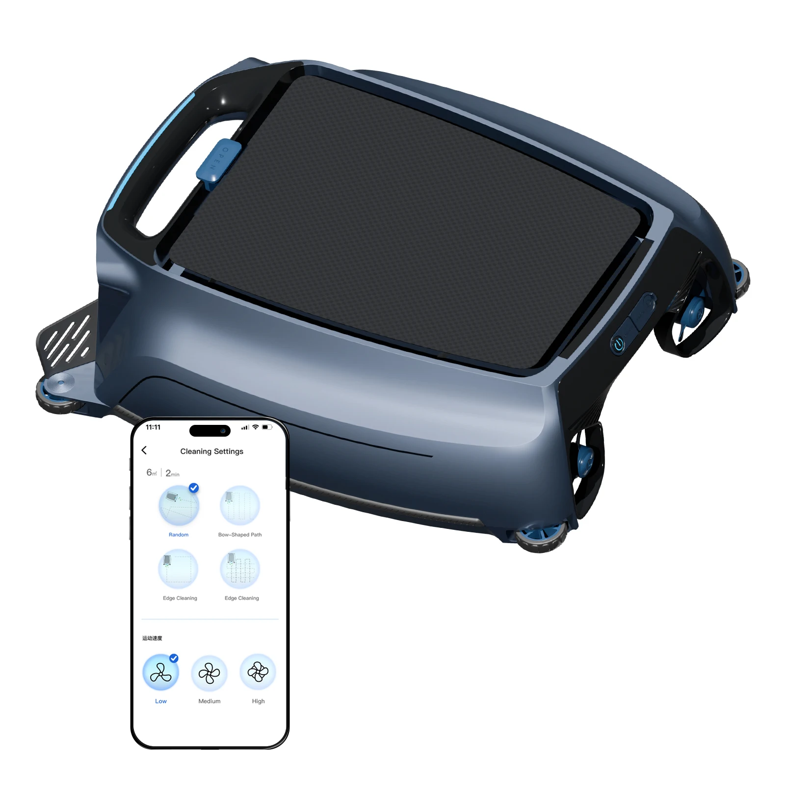 Pool Cleaner Robot With App - AIRROBO QT200 high-quality wireless automatic swimming