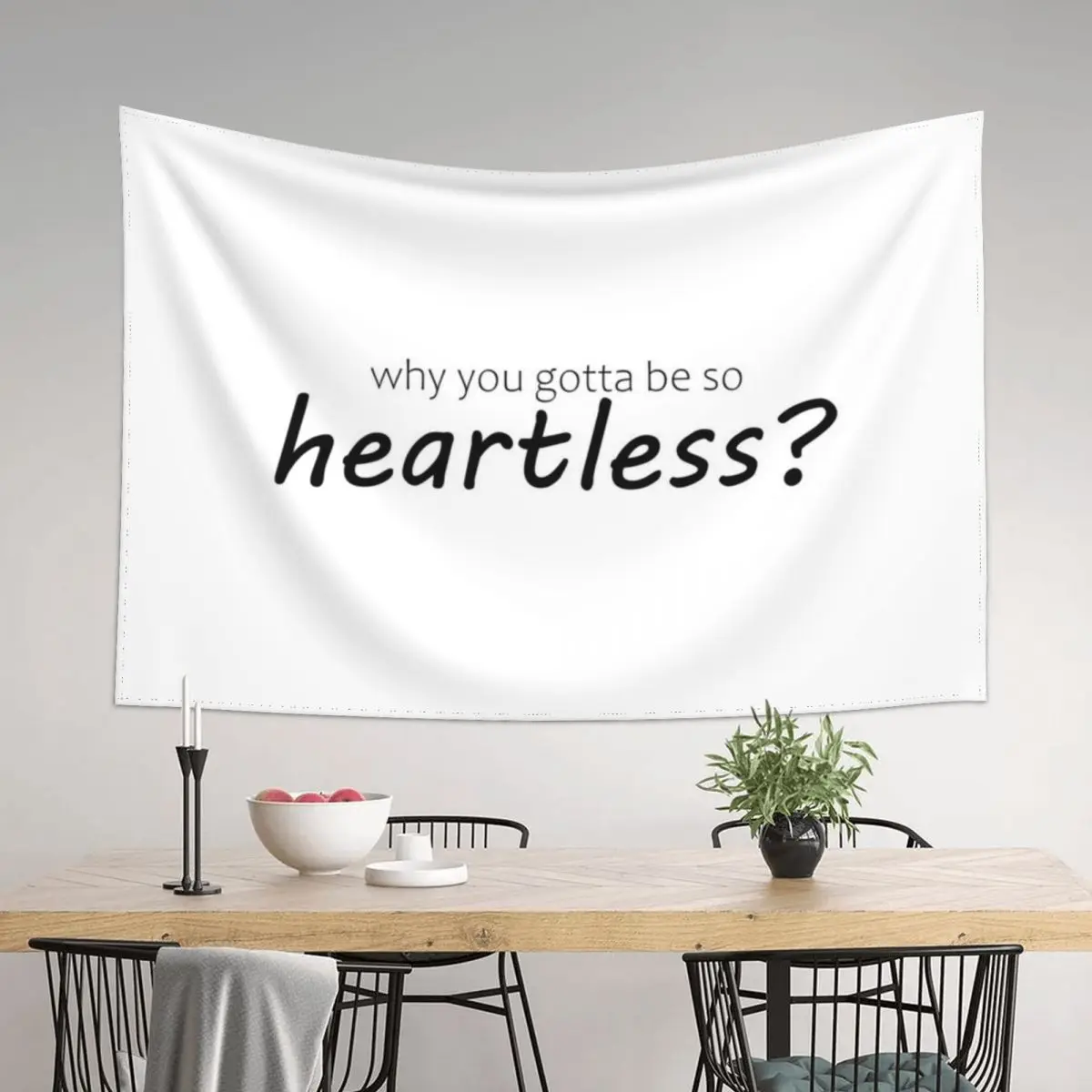 

Heartless Tapestry Decor For Room Room Decoration Korean Style Aesthetic Decoration Tapestry