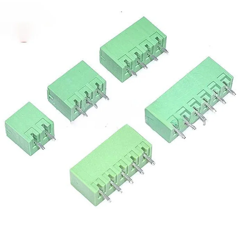 5 шт. 15EDG KF2EDG 3,81 мм винтовая клеммная колодка для печатной платы 2 3 4 5-16-контактный штекер, гнездовой разъем, прямой изогнутый штифт