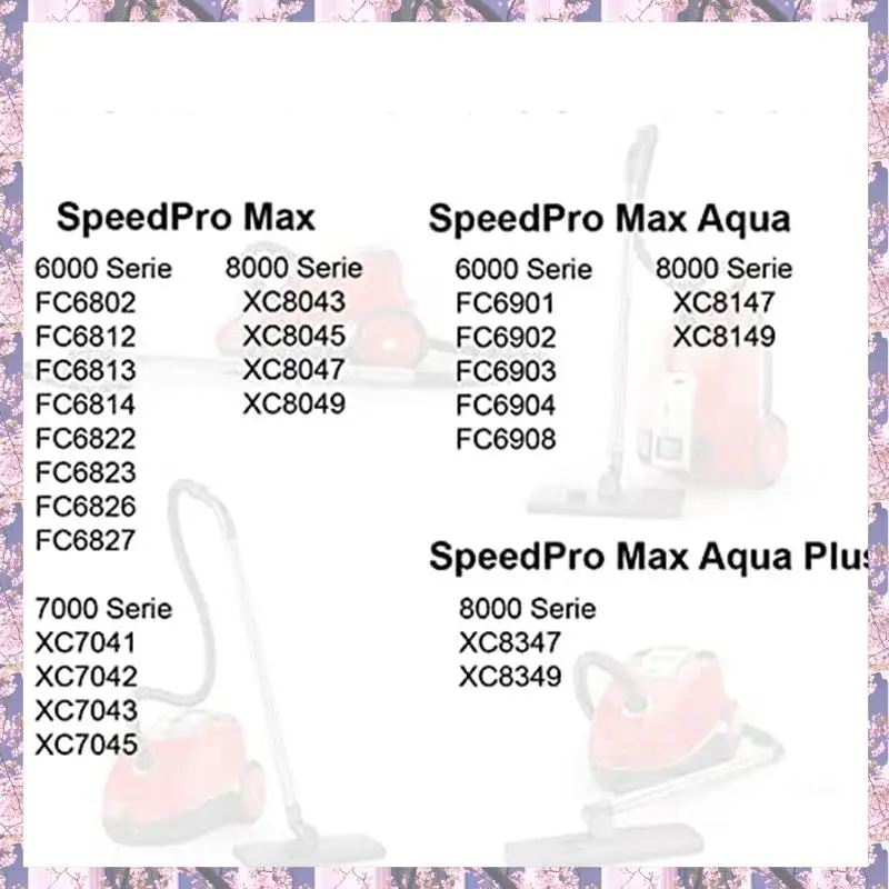 4X Vacuum Cleaner Filter Set Comp For  Speedpro Max FC6802 Speedpro Aqua Filter Set Replaces