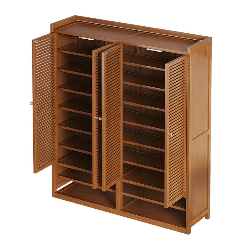 خزانة الأحذية المعدنية الحديثة رخيصة فاخرة جميلة درج خزانة خذاء طويل القامة أثاث معدني حديث Armario Zapatero للمنزل #6