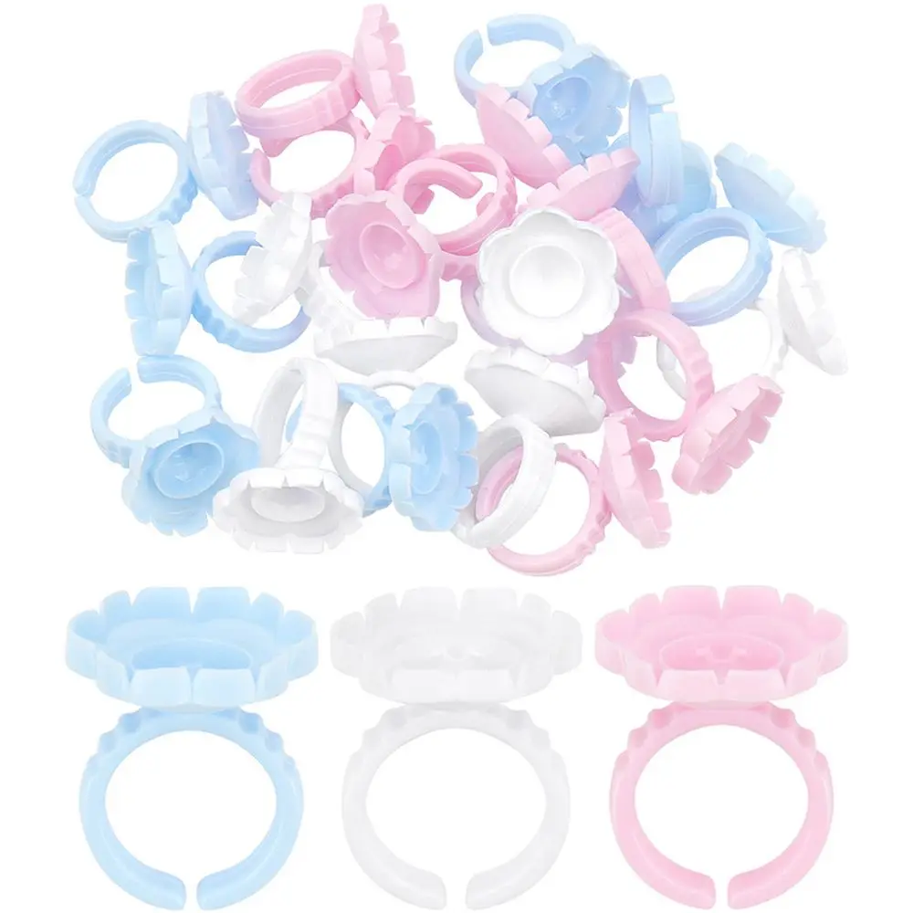 Herramienta para pestañas postizas, herramientas para extensiones de pestañas, accesorios de belleza, soporte de anillo, anillos de pegamento, suministros organizadores, trajes de injerto