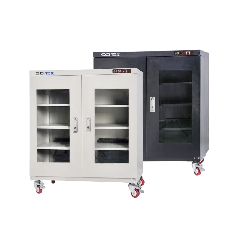 Electronic Moisture-Proof Cabinet 0-10% Humidity Control Range Honeywell Sensor High Precision High Stability Lab Use