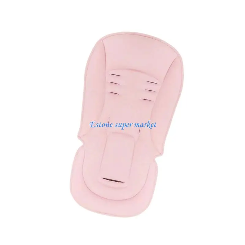 090B بساط مقعد لعربات الأطفال قابل للغسل في الغسالة، مصنوع من القطن والبوليستر المسامي