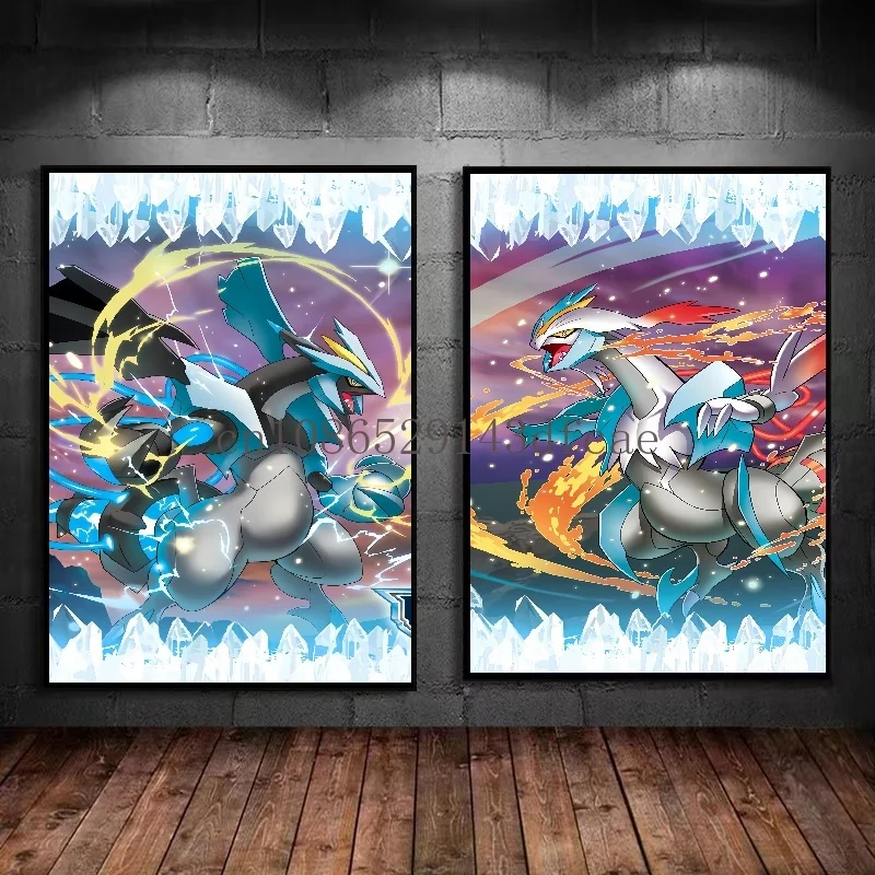 Pokemon Classic Cartoon Anime Poster Action Figures Canvas Painting Wall Decoration HD Poster Kids Room Art Decorate Gifts