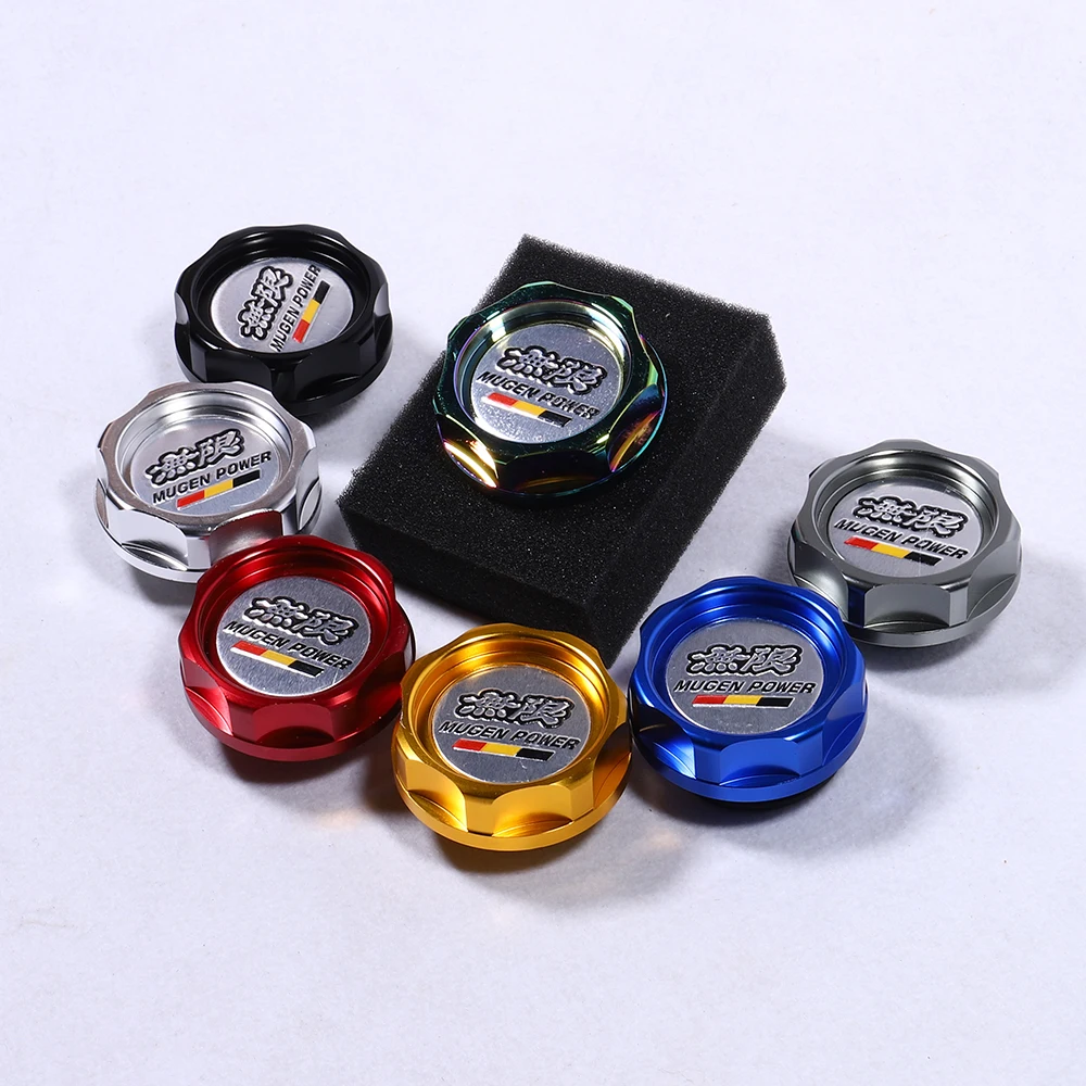 Racing Oil Fuel Tank Cap Engine Filler Machine Oil Cover For Honda Civic D/B/H/K/F/L Series Mugen Power Cover