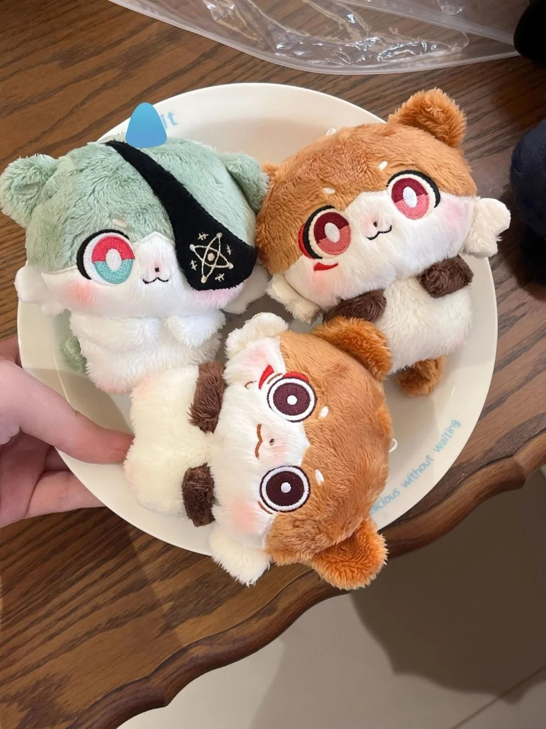 

1/2pcs Cute Honkai：Star Rail Anaxa Mydei 10CM Plush Anime Plushie Stuffed Doll Peripherial Figure Keychain Pandent Gifts