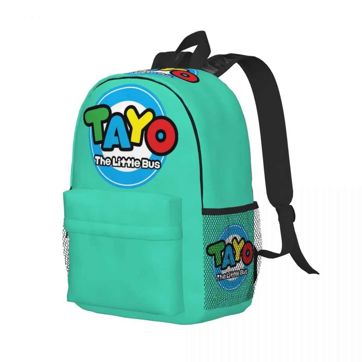 

Tayo The Little Bus Cartoon Backpack Student Boys Girls BookBag Kids School Bag Computer Shoulder Bags for Men Women