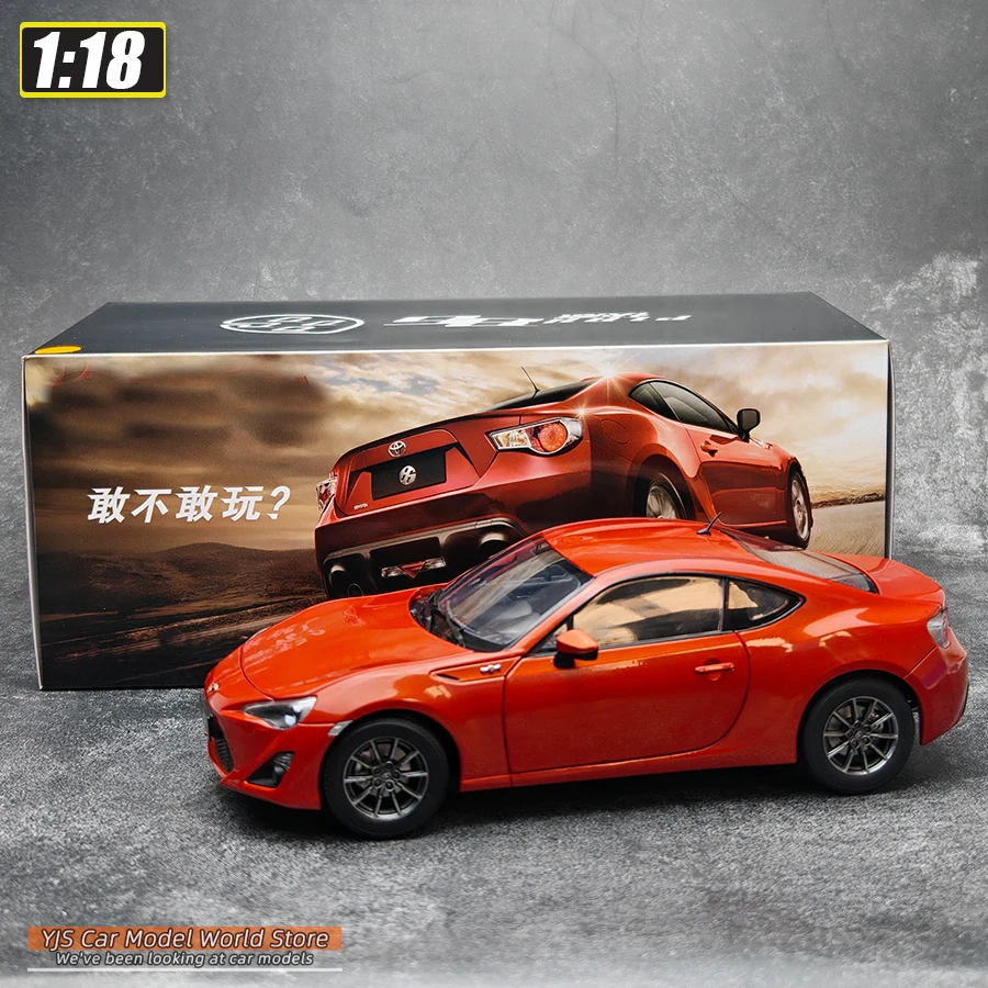 โมเดลรถสปอร์ต OEM 1/18 GT86 ของสะสมตกแต่งบ้าน วัสดุโลหะ เหมาะเป็นของขวัญวันหยุด