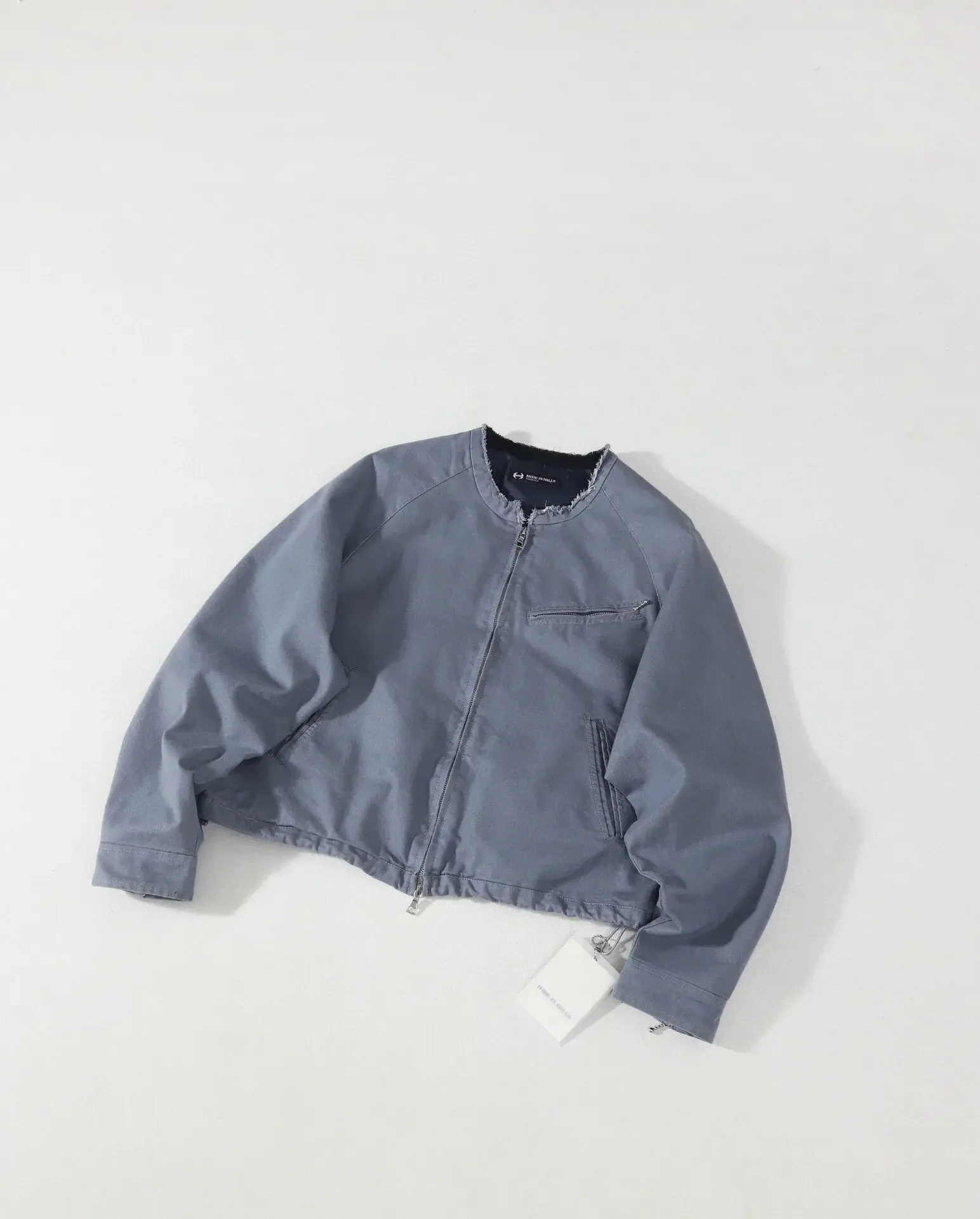 

Japanese trendy brand new Hide in Hils loose casual men and women couple tannin washed denim jacket