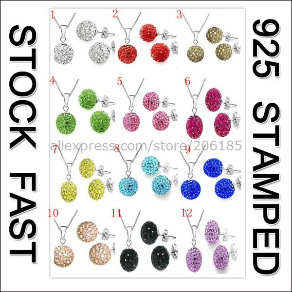 Adorabili orecchini pendenti con collana a catena ad ago in argento Sterling 925 per le donne Set di gioielli con decorazione in cristallo Set