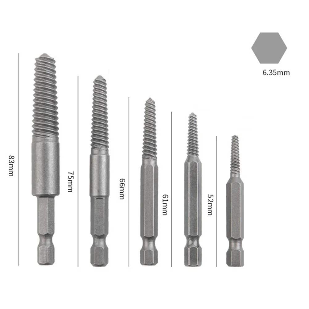 Broken Bolt Extractor Screw Remover Drill Bits Guide Damaged Bolt Stripped Screw Extractor Remover Tool