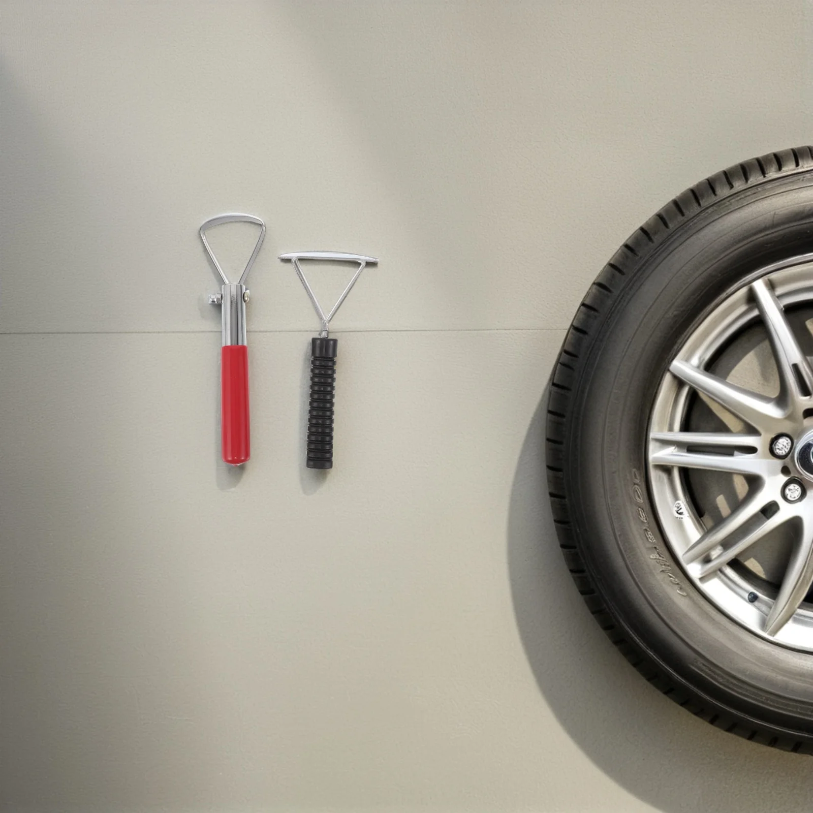 

2pcs Tire Repair Scraper Durable Metal Tool Universal Car Truck Motorcycle Tire Patch Kit Efficient Cleaning Compact for DIY