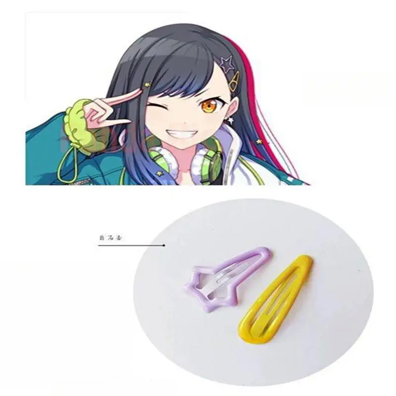 Project Sekai Colorful Stage Feat Shiraishi An Headwear Hairpin cosplay Accessories BB Hairpins Women Girls Fashion Hairpins