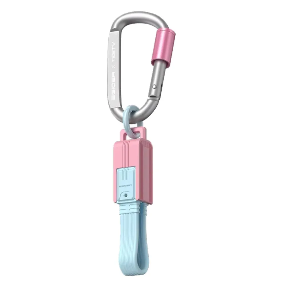 Keychain TPE USB 4 Cable Lightweight C to C Type C Data Cable Double Headed Portable Data Transfer Line Charger Adapter