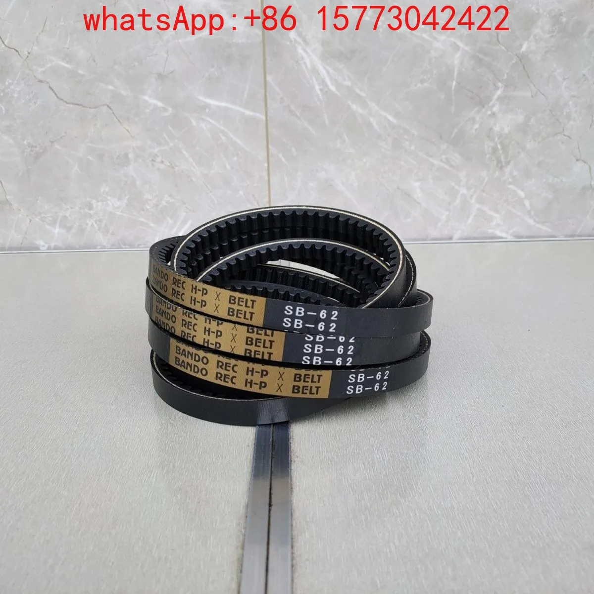 3 pcs triangle belt H-P x gold tooth SB62 988PLUS108 harvester threshing belt Japan Bandong