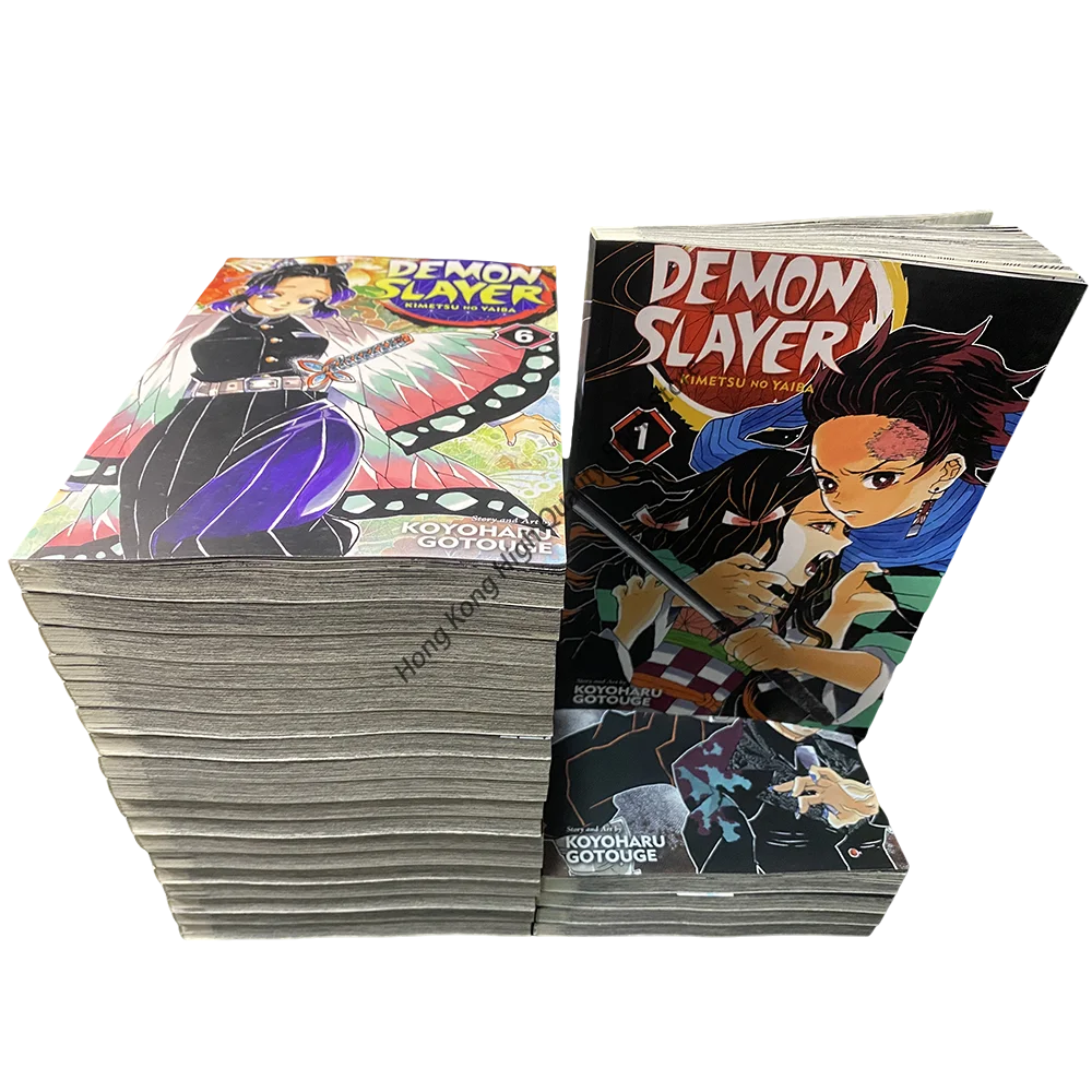 

Demon Slayer Kimetsu No Vol 1-23 Yaiba Japan Youth Teen Fantasy Science Mystery Suspense Manga Comic Book Manga Books in English