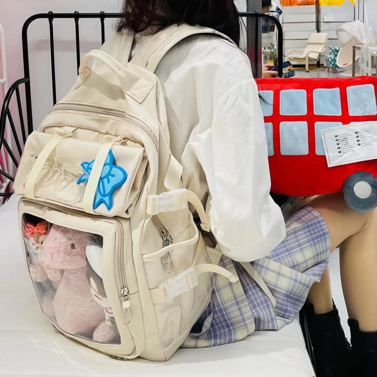 HAEX Fashion Women Backpacks 2024 Trend New Design JK Uniform Ita Bags Large Capacity Harajuku College Students Mochilas