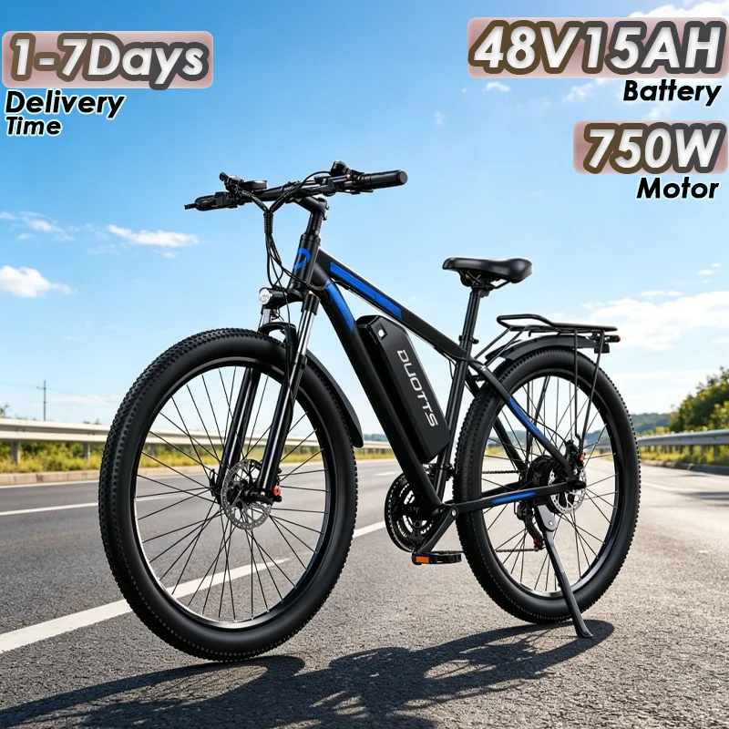 Image of DUOTTS C29-L E-Bike mit hydraulischer Bremse, 750W Motor, 48V15AH, Magnesium-Aluminium-Legierung, 29-Zoll-Reifen, 21-Gang-E-Bike